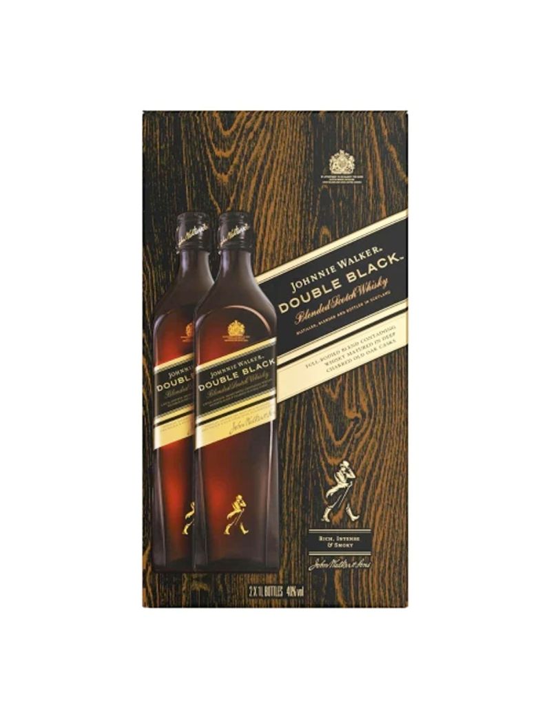 JOHNNIE WALKER DOUBLE BLACK TWIN PACK 2x1L