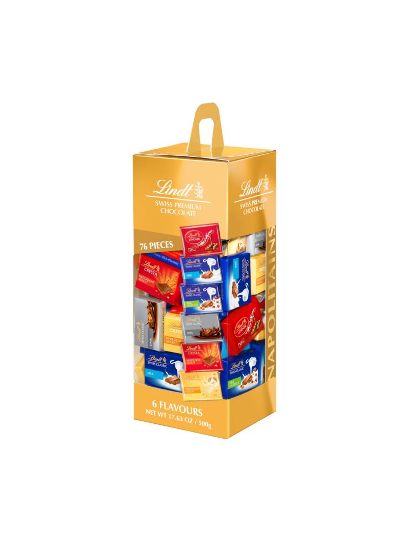 LINDT NAPOLITAINS ASSORTED BOX 500G