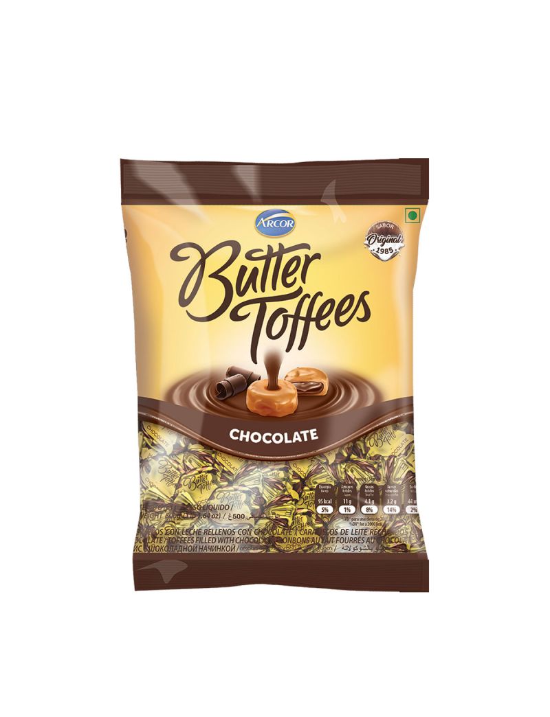 ARCOR BUTTER TOFFEE CHOCOLATE 500G