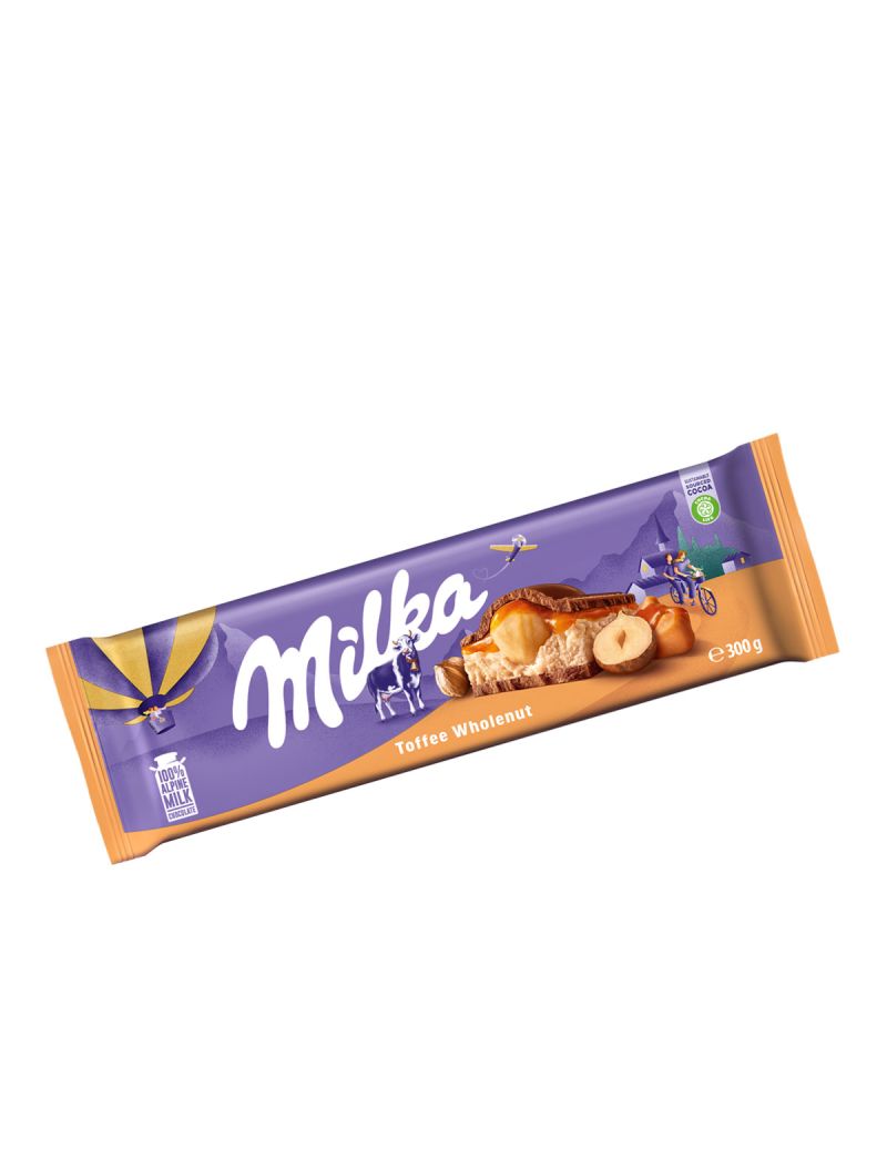 MILKA TOFFEE WHOLE NUTS TABLET 300GM