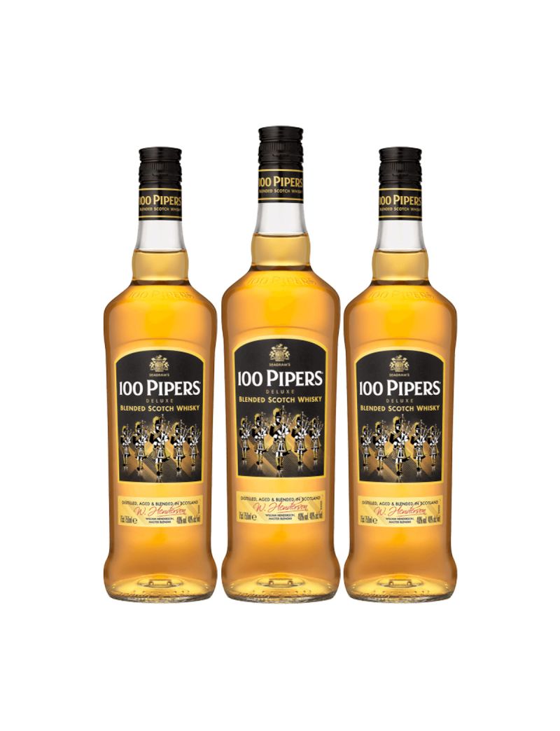 100 PIPERS TRIPLE PACK 3x1L