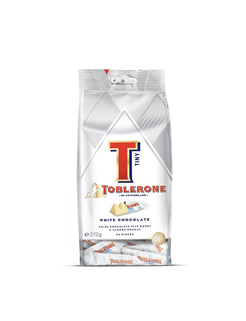 TOBLERONE TINY MONO BAG WHITE 272G